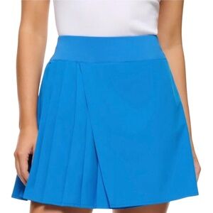 LOLE Pleated Skort Pull On Style Skirt with Pocketed Shorts NWT Sz L